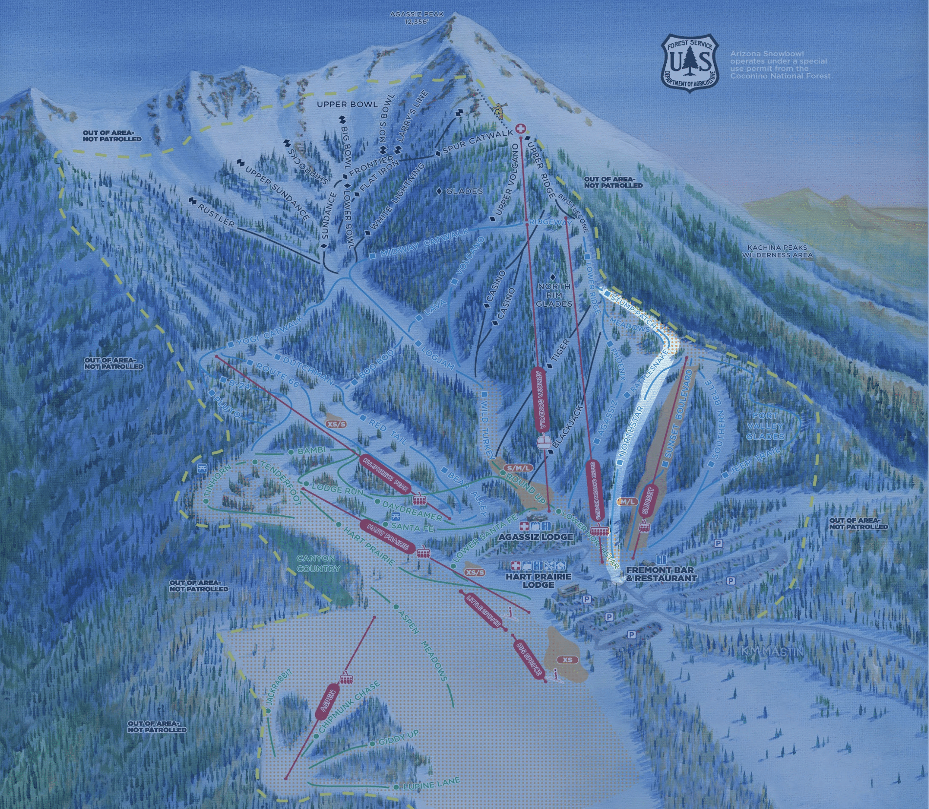 Uphill Access Map